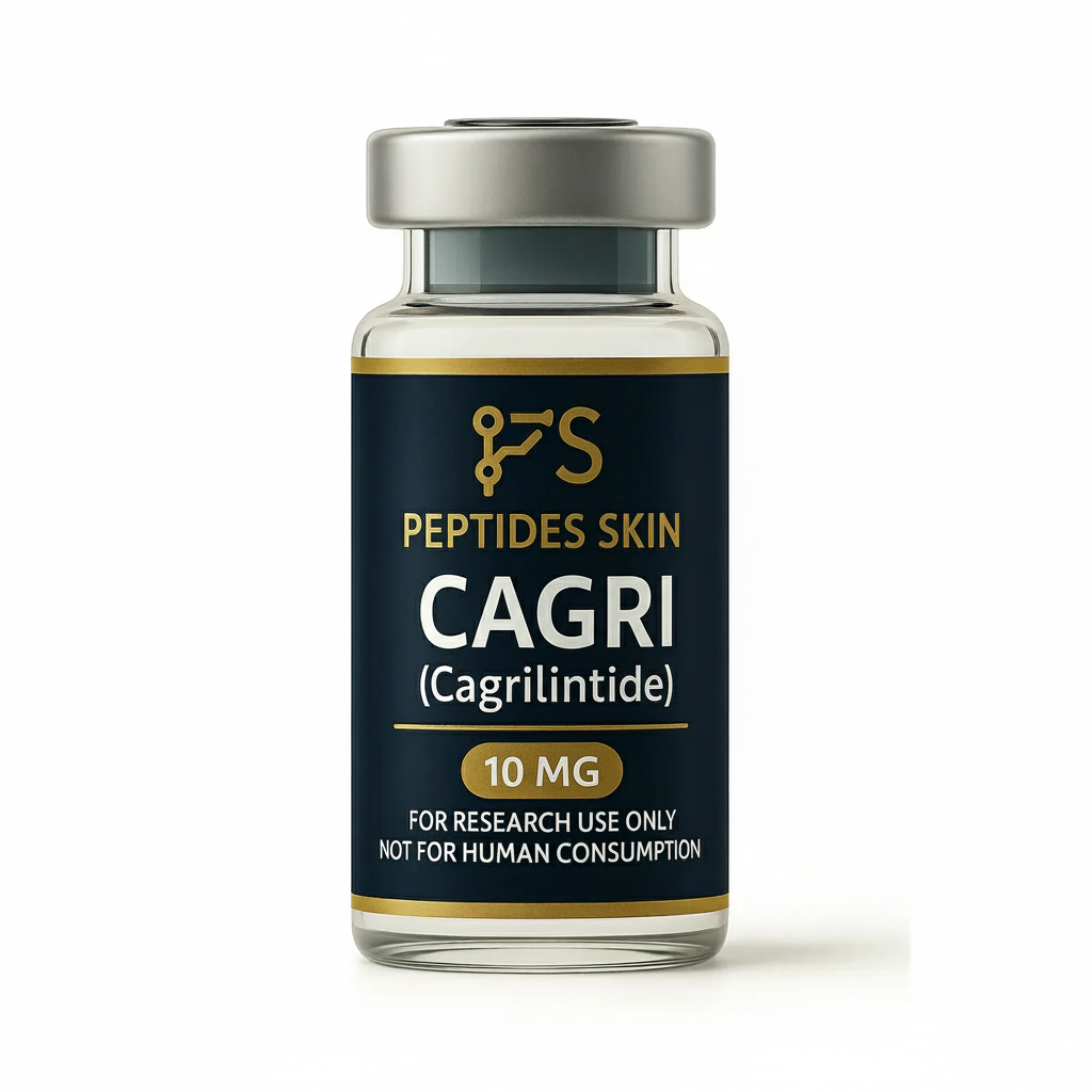Cagrilintide (CAGRI) 10mg high-purity research peptide vial from Peptides Skin, amylin analogue for non-clinical laboratory studies"
