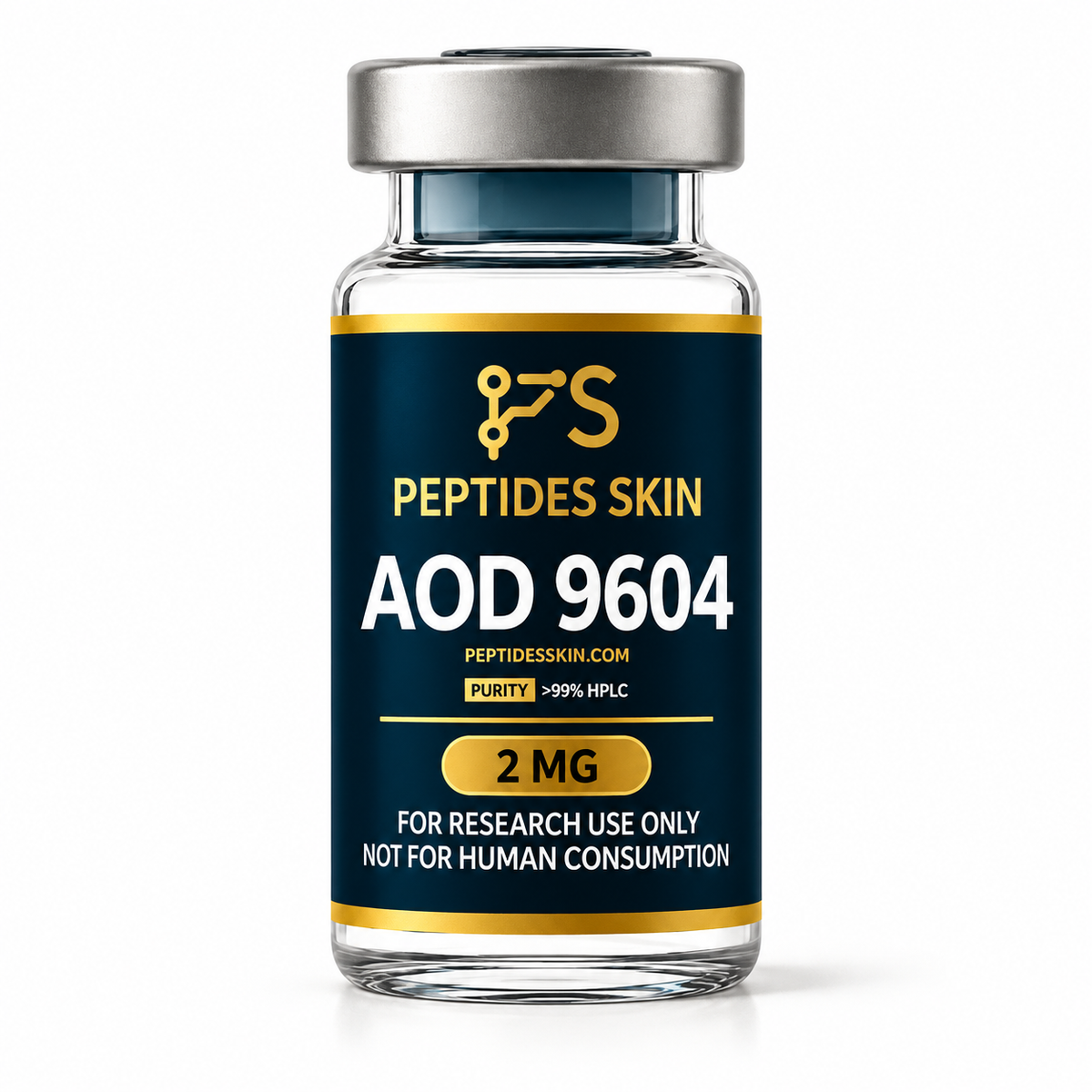 Peptides Skin AOD 9604 research peptide vial