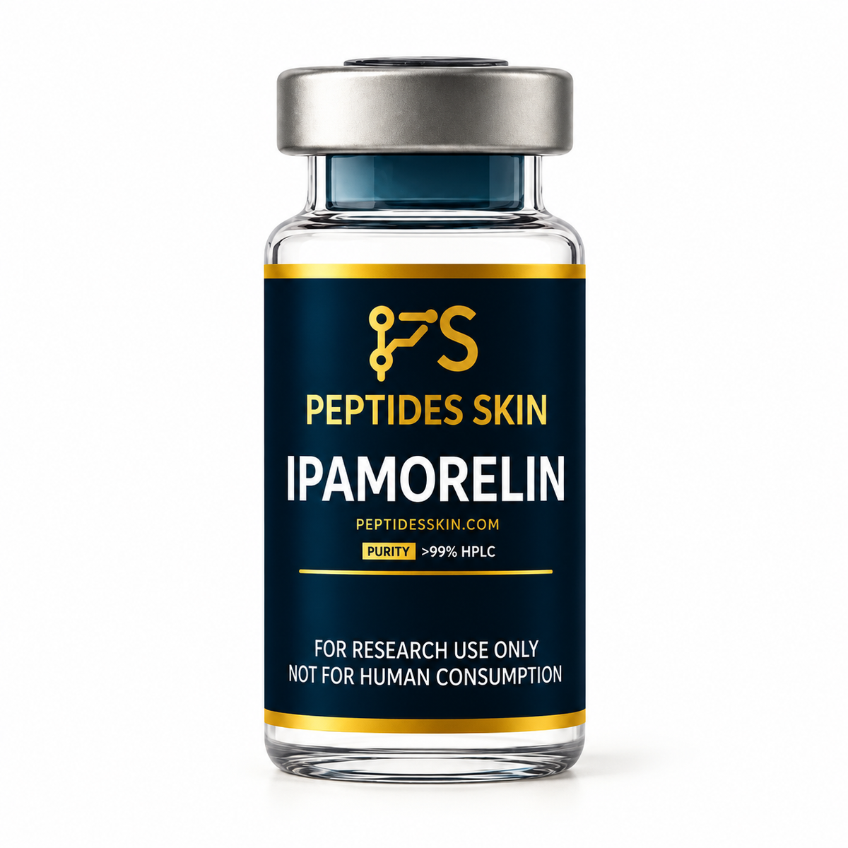 Peptides Skin Ipamorelin research peptide vial