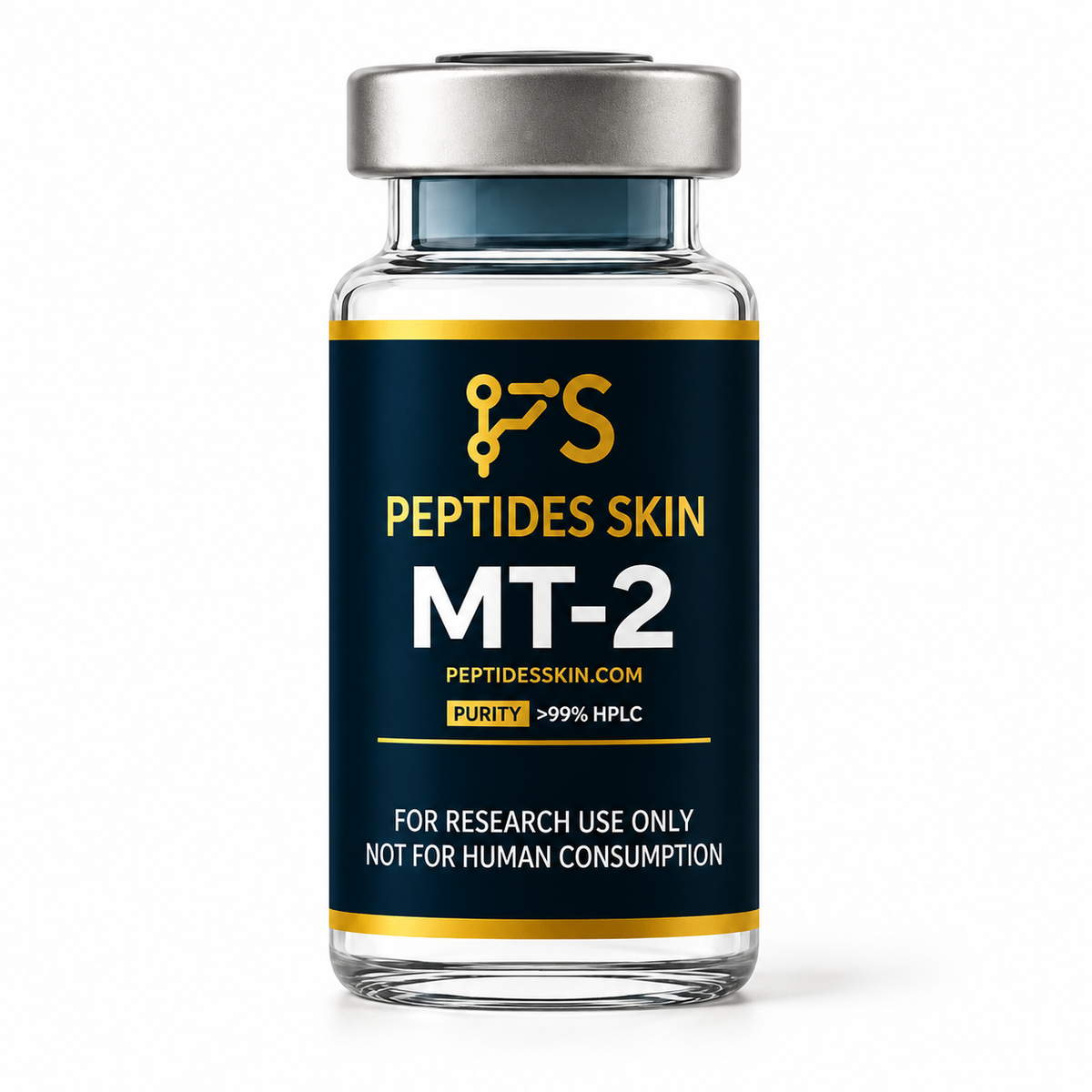 Peptides Skin MT-2 Melanotan II research peptide vial