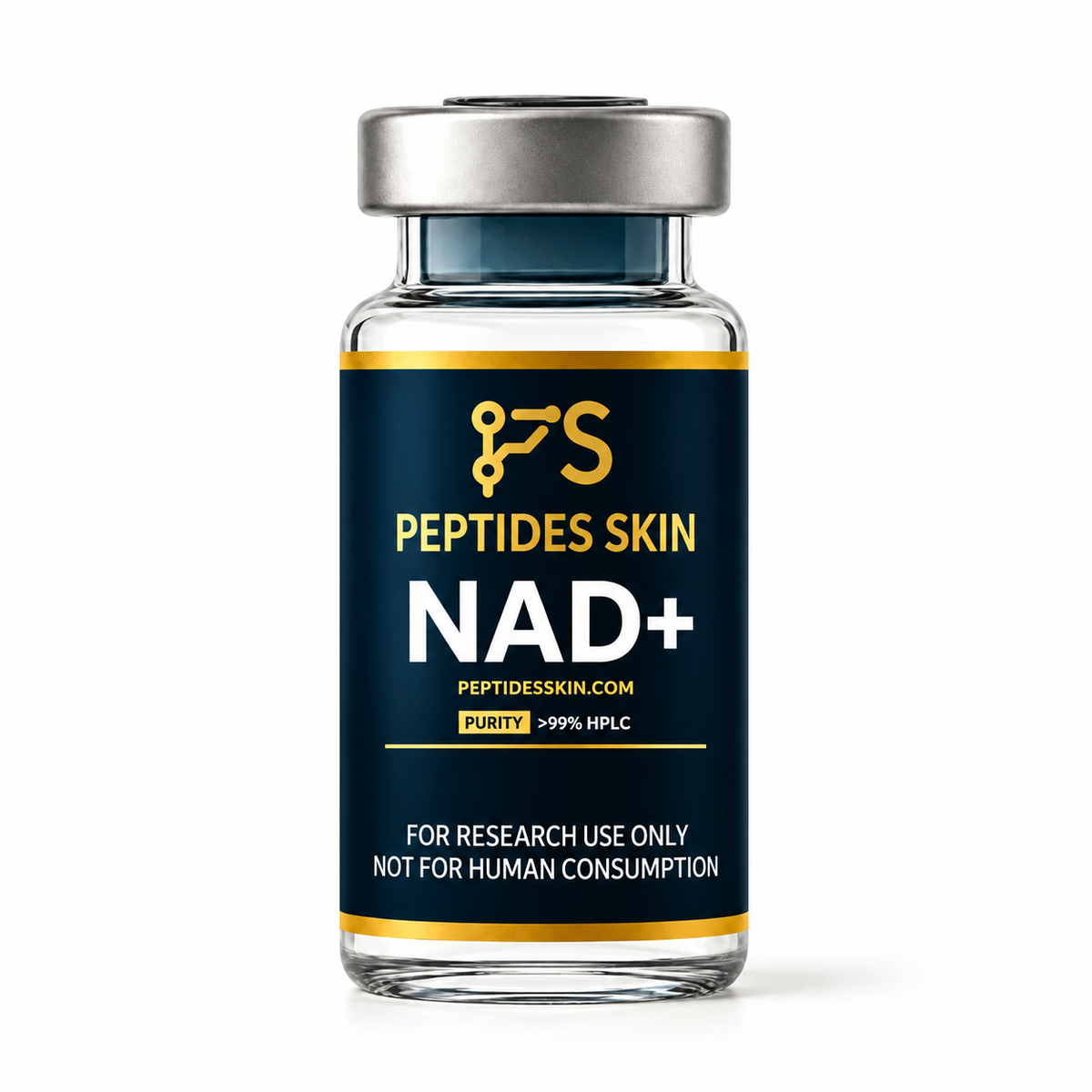 Peptides Skin NAD+ research standard vial