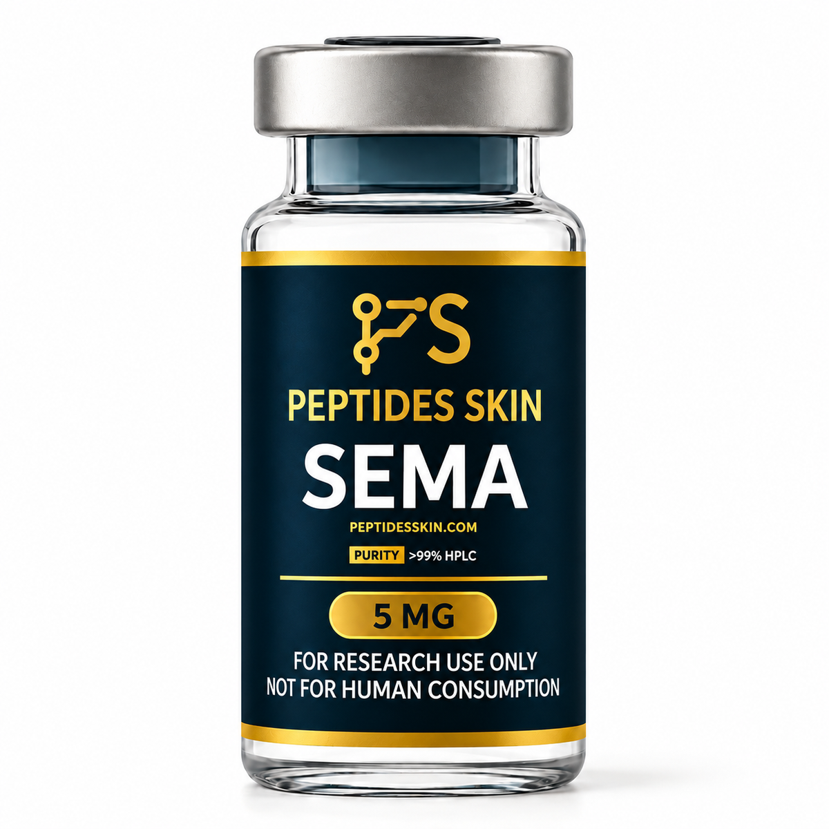 Peptides Skin SEMA research peptide 5 mg vial