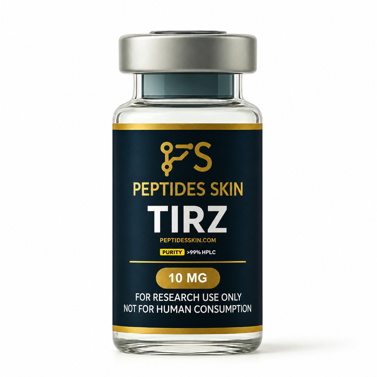 Peptides Skin tirzepatide research peptide 10 mg vial