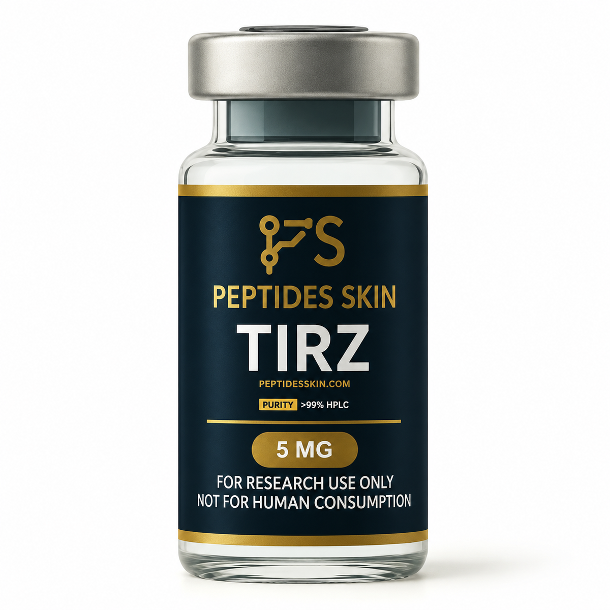Peptides Skin tirzepatide research 5 mg vial