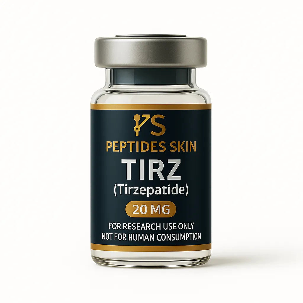 Peptides Skin TIRZ tirzepatide 20 mg peptide vial, high purity tirzepatide peptide for research use only
